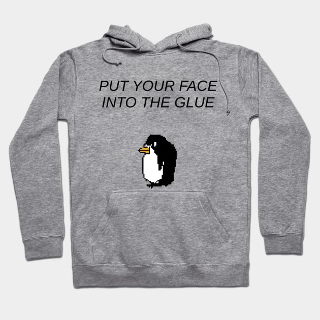 FACE INTO GLUE Hoodie by THE ARCTIC CIRCLE